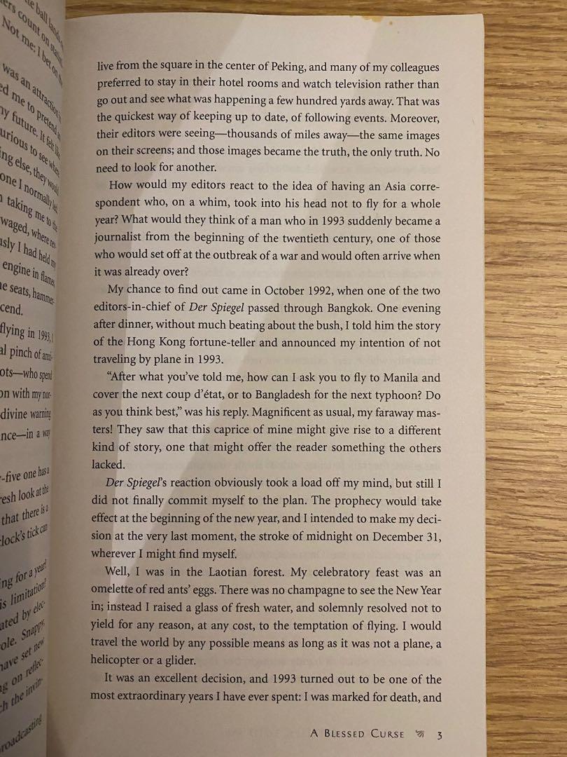 A Told Me by Tiziano Terzani, Hobbies & Toys, Books