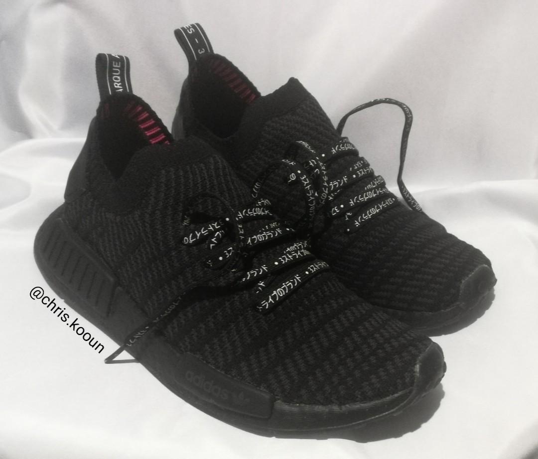adidas nmd r1 stlt pk triple black