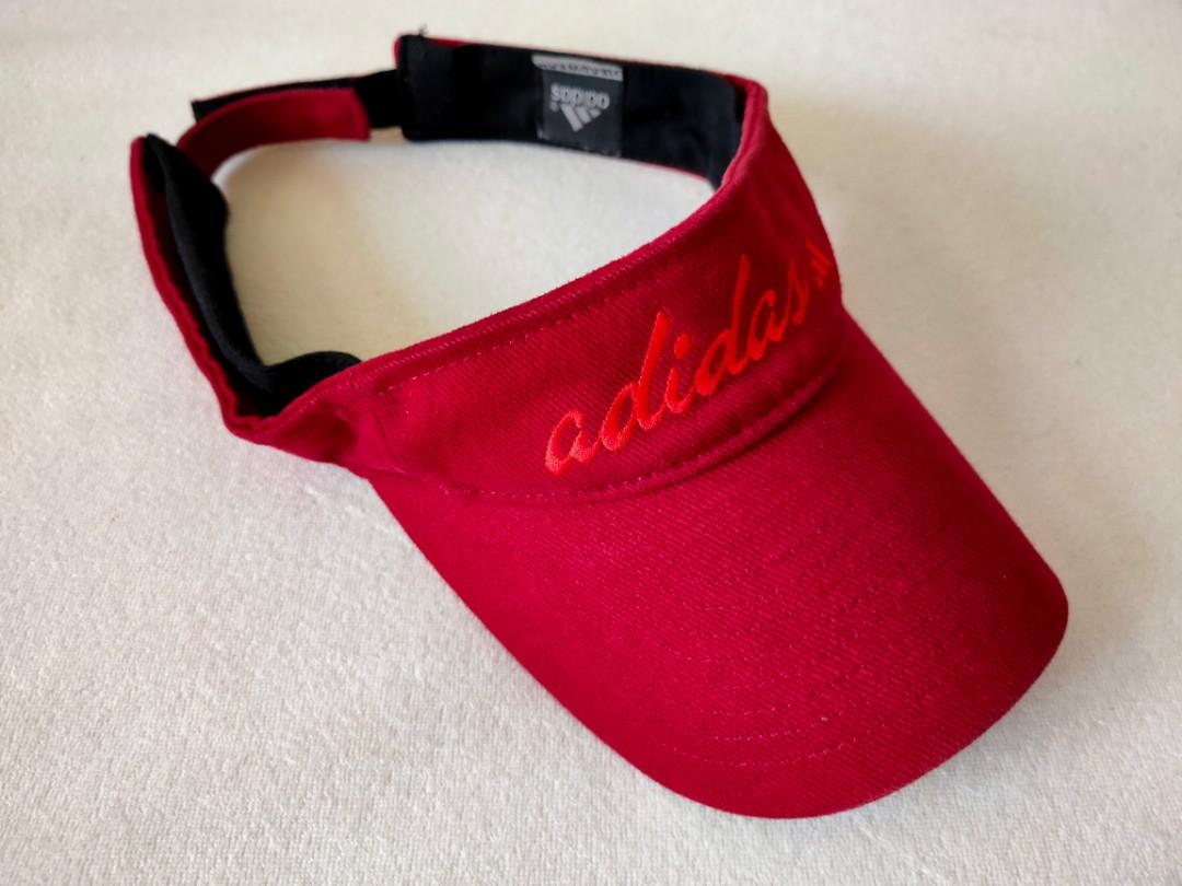 red adidas visor