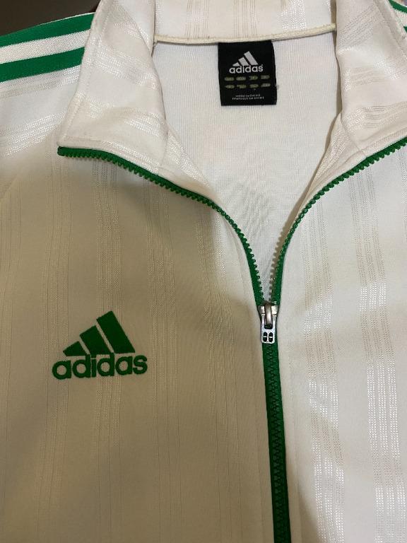 Adidas green white jacket shop