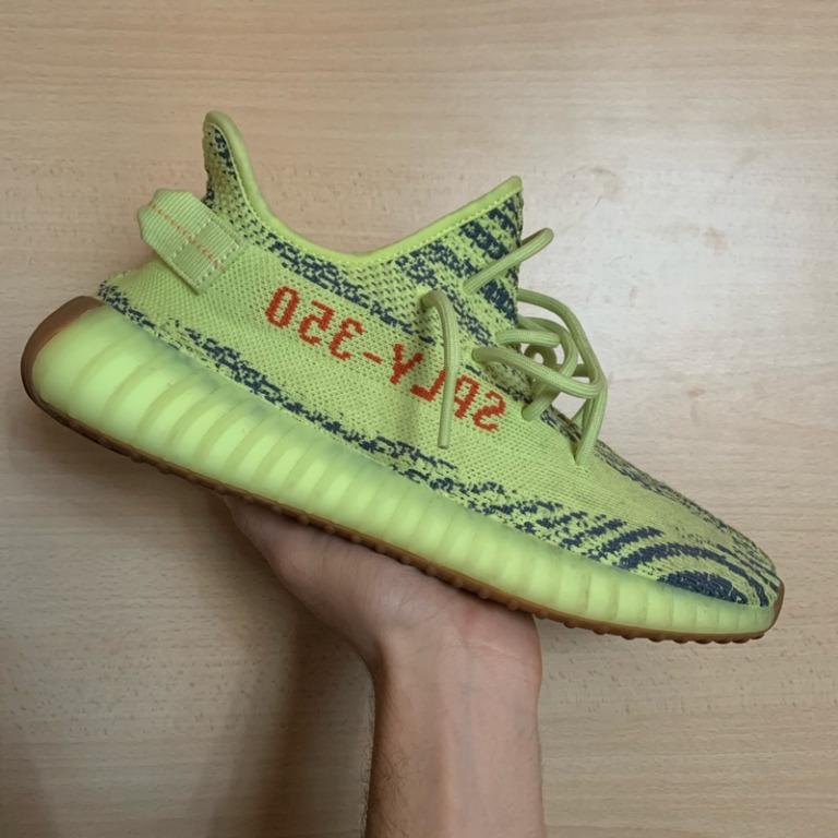 adidas yeezy boost v2 semi frozen yellow
