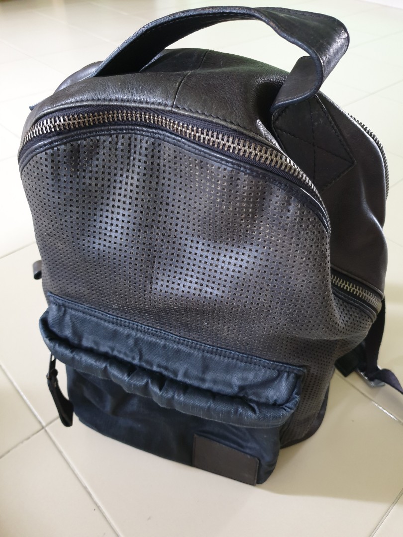 Allsaints best sale leather backpack