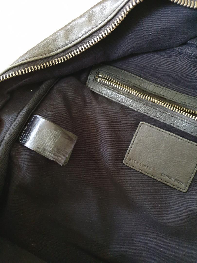 All saints leather backpack on sale