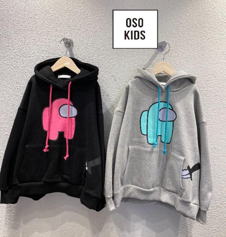 Among Us Hoodies 韓國童裝衛衣帽t 連帽t 加厚絨毛帽丅聖誕禮物孩子禮物生日禮物 兒童 孕婦用品 嬰兒及小童流行時尚 Carousell