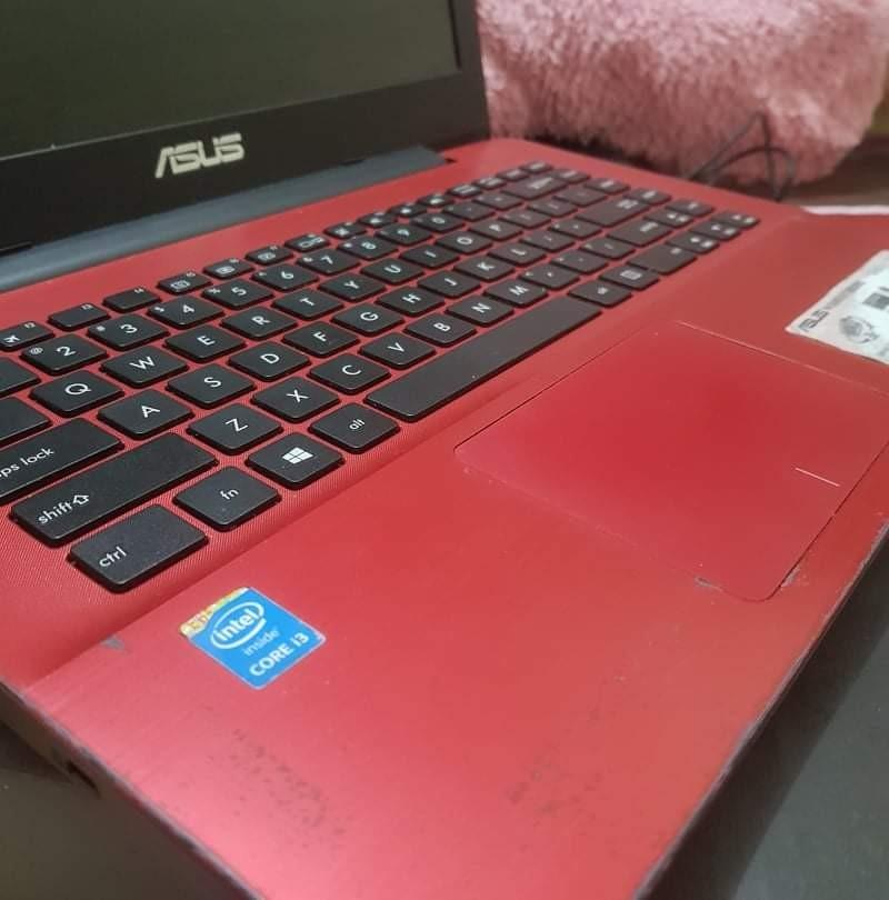 ASUS X455LA-WX497T (i3 5th Gen) (Category: Laptops & Notebooks) located in Mandaluyong City. Submitted by joyceee22 (Listing ID 1056770580, Image 3). Description: ASUS X455LA-WX497T notebook 35.6 cm (14") 1366 x 768 pixels 5th gen Intel® Core™ i3 4 GB DDR3L-SDRAM 500 GB HDD Windows 10 Home Red - Never been repaired - works perfectly fine - only use for school stuffs Specs: • Intel CORE i3-5000 mobile series • 500GB HARD DISK DRIVE • 4GB DDR3L-SDR