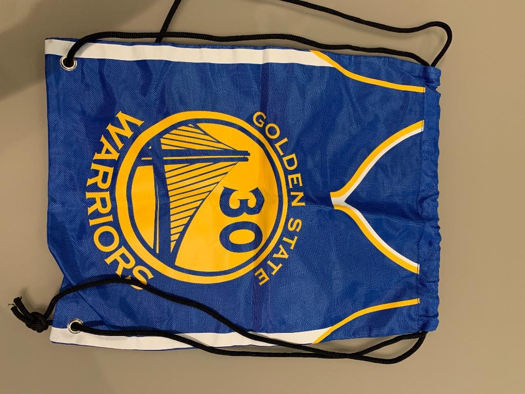 golden state warriors drawstring bag