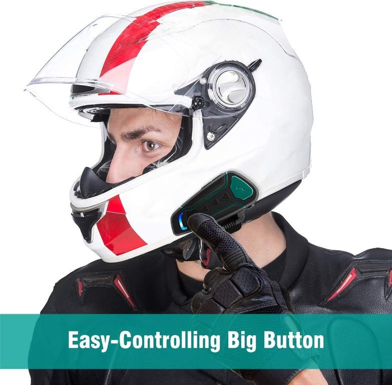BEAUDENS Motorcycle Bluetooth Headset 1200m Range 3 Riders WT003