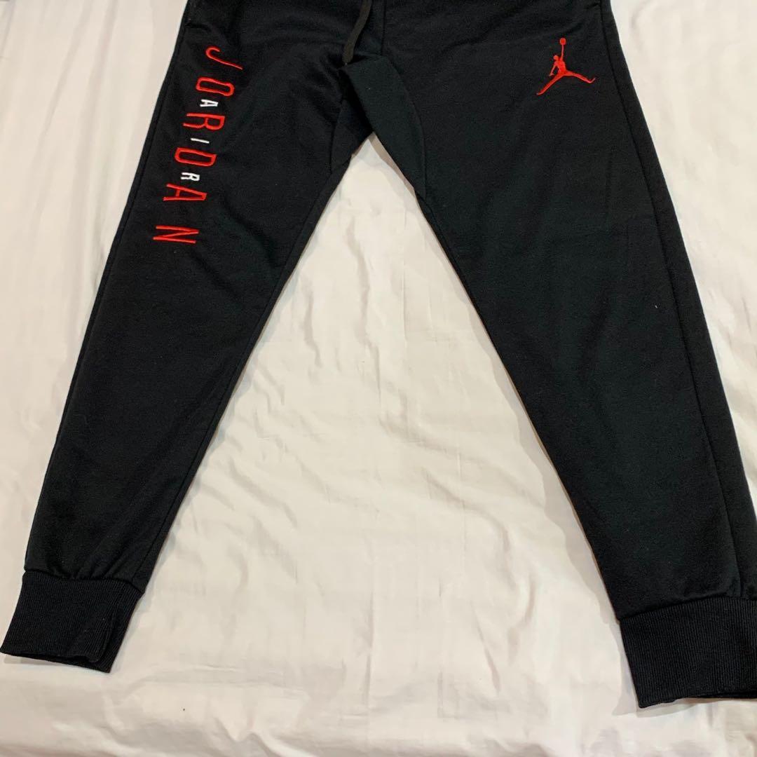 Black Nike Air Jordans sweatpants jogging pants track pants joggers y2k ...