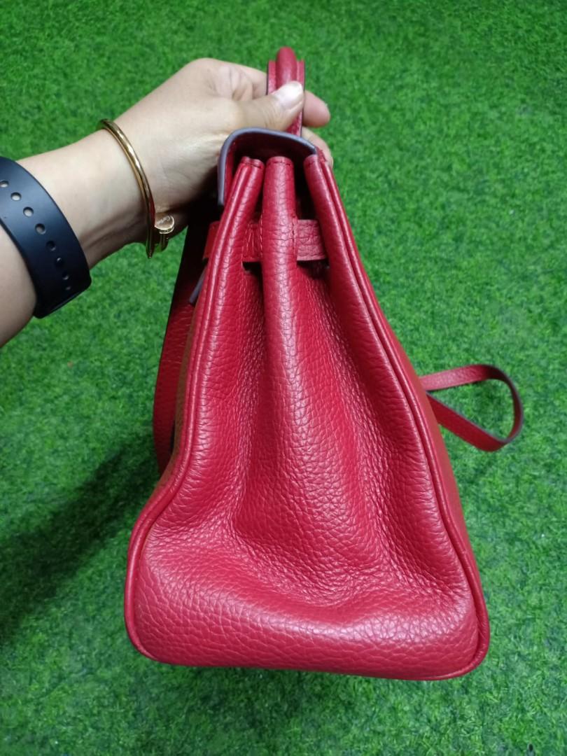 BUNDLE ITEM - HERMES KELLY RED TWO WAY LEATHER BAG, Women's Fashion, Bags &  Wallets, Tote Bags on Carousell