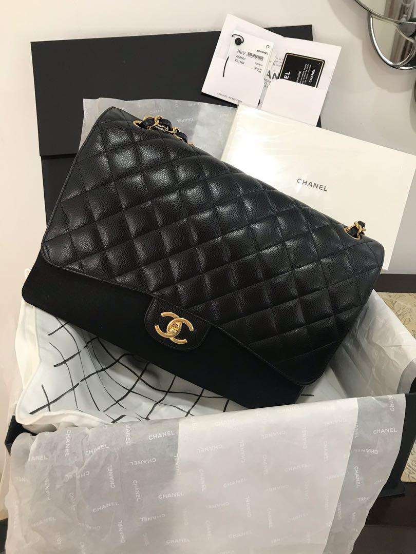 Chanel maxi double flap caviar price Clearance