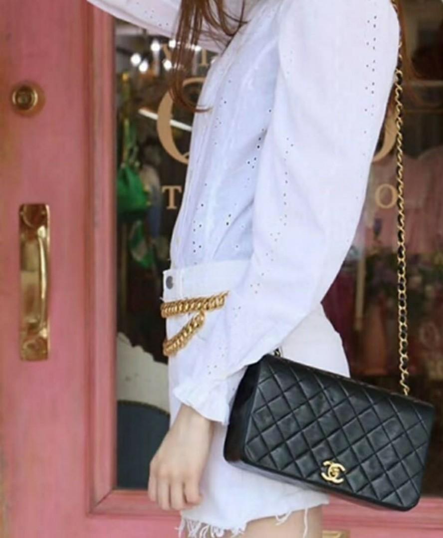 CHANEL vintage full flap bag, Luxury, Bags & Wallets on Carousell