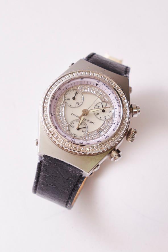 Charles jourdan diamond deals watch