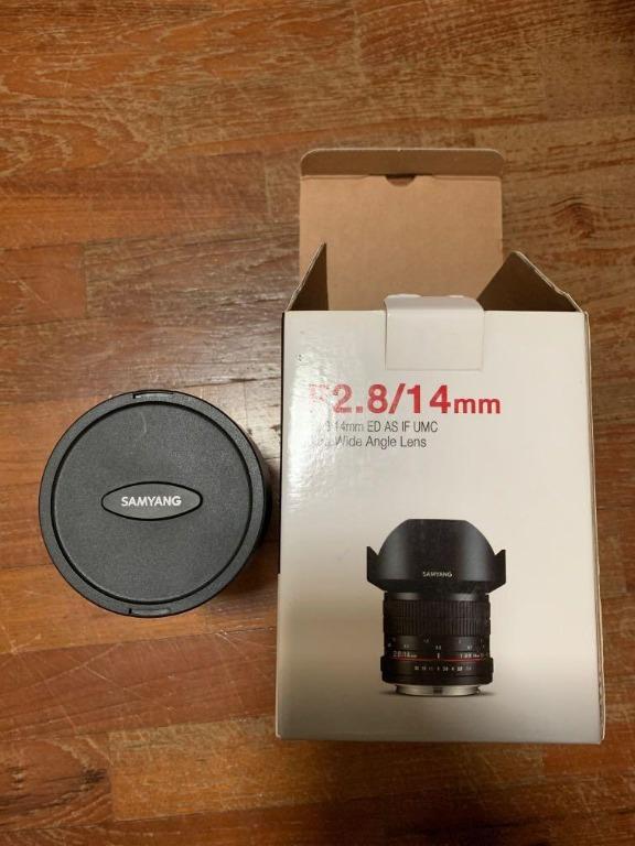 Cheapest Samyang 14mm F2 8 Ed As If Umc For Sony Fe 245 Rp Is 400 Photography Lenses On Carousell