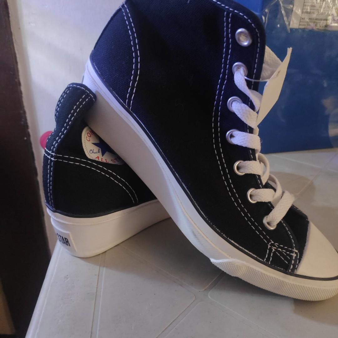 converse high top heels