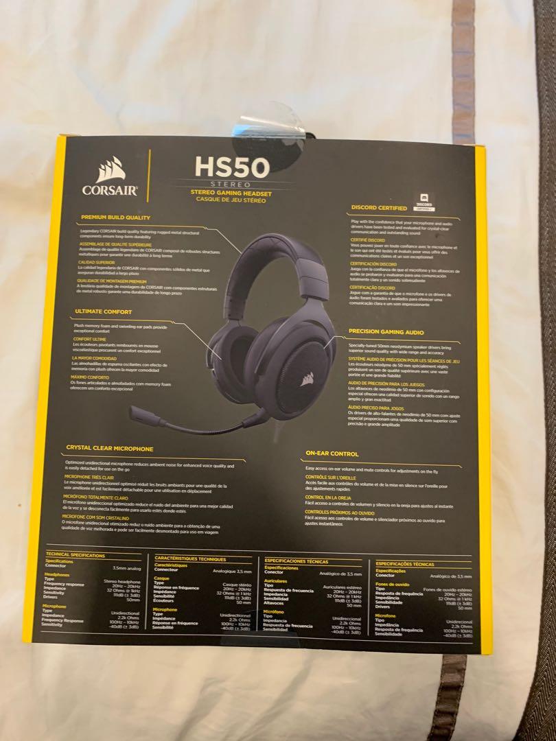 Corsair best sale hs50 discord