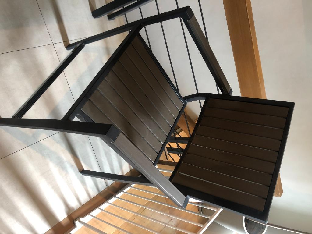 Crate and Barrel Alfresco High Dining Table Set, Furniture & Home