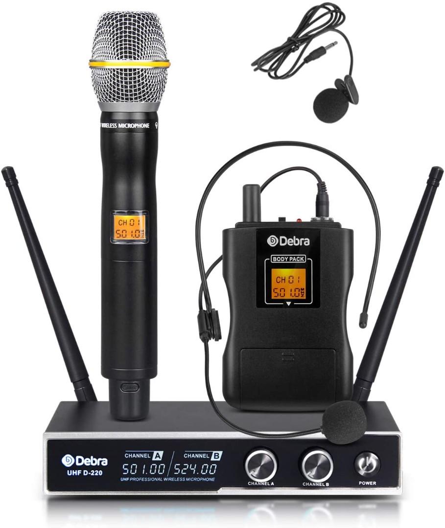 Debra Audio PRO D-220 UHF Dual Wireless Microphone System with