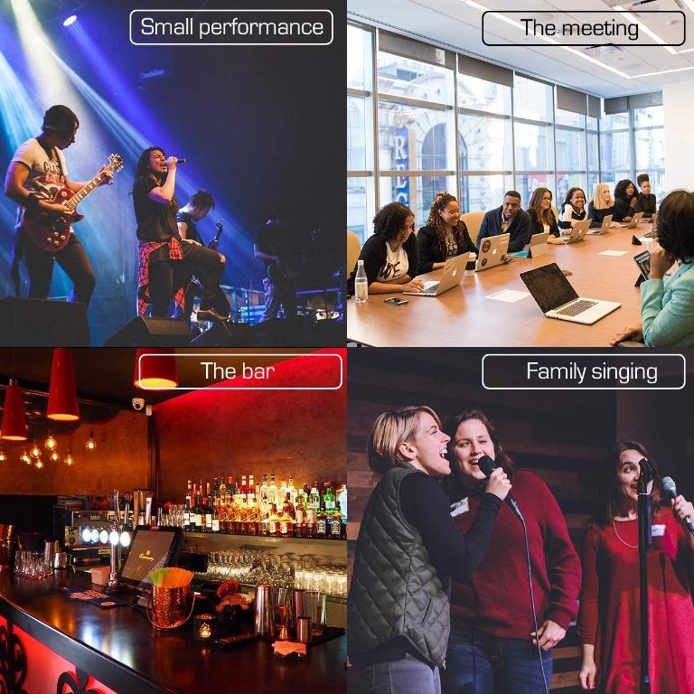 Depusheng Mixer Audio 4 Canali Con Bluetooth - Console DJ Portatile Per Registrazione | USB | Effetto Riverbero | PC E Live - Foto 8