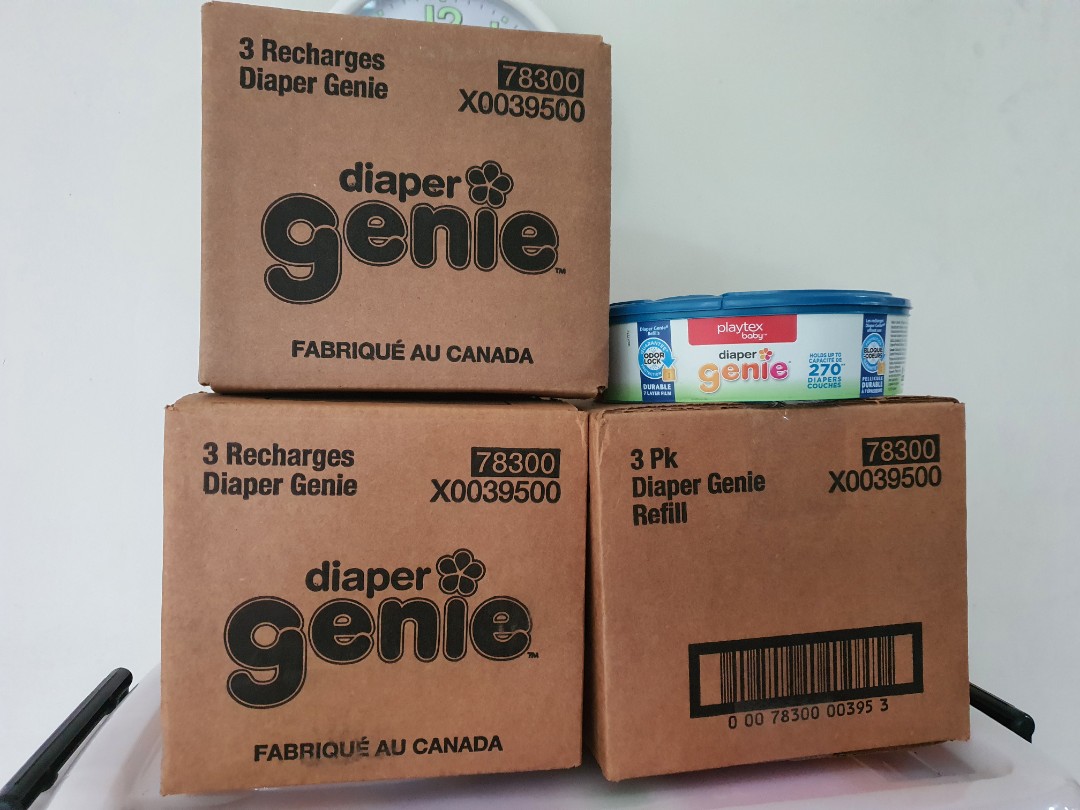 Diaper Genie refill cartridges, Babies & Kids, Bathing & Changing