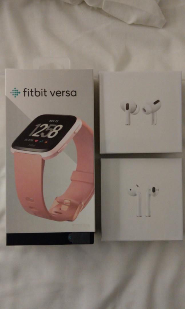 Fitbit 1 apple airpods 2 pro, 名牌, 錶 
