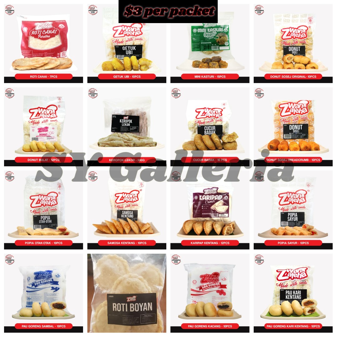 Frozen Finger Food Wan Zaleha, Food & Drinks, Chilled & Frozen Food on