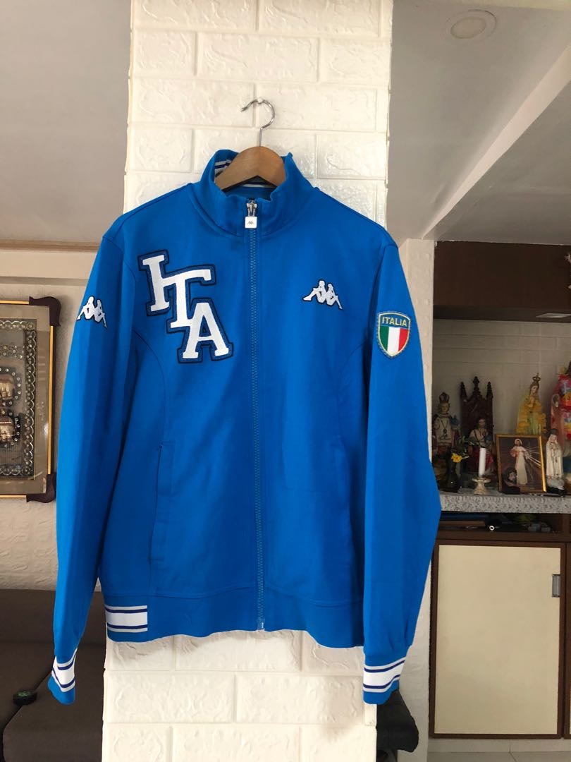 fond Opiate kok FS: Kappa Italia Track Football Jacket Excellent Condition (Dimension W22 x  L25 inches), Men's Fashion, Activewear on Carousell