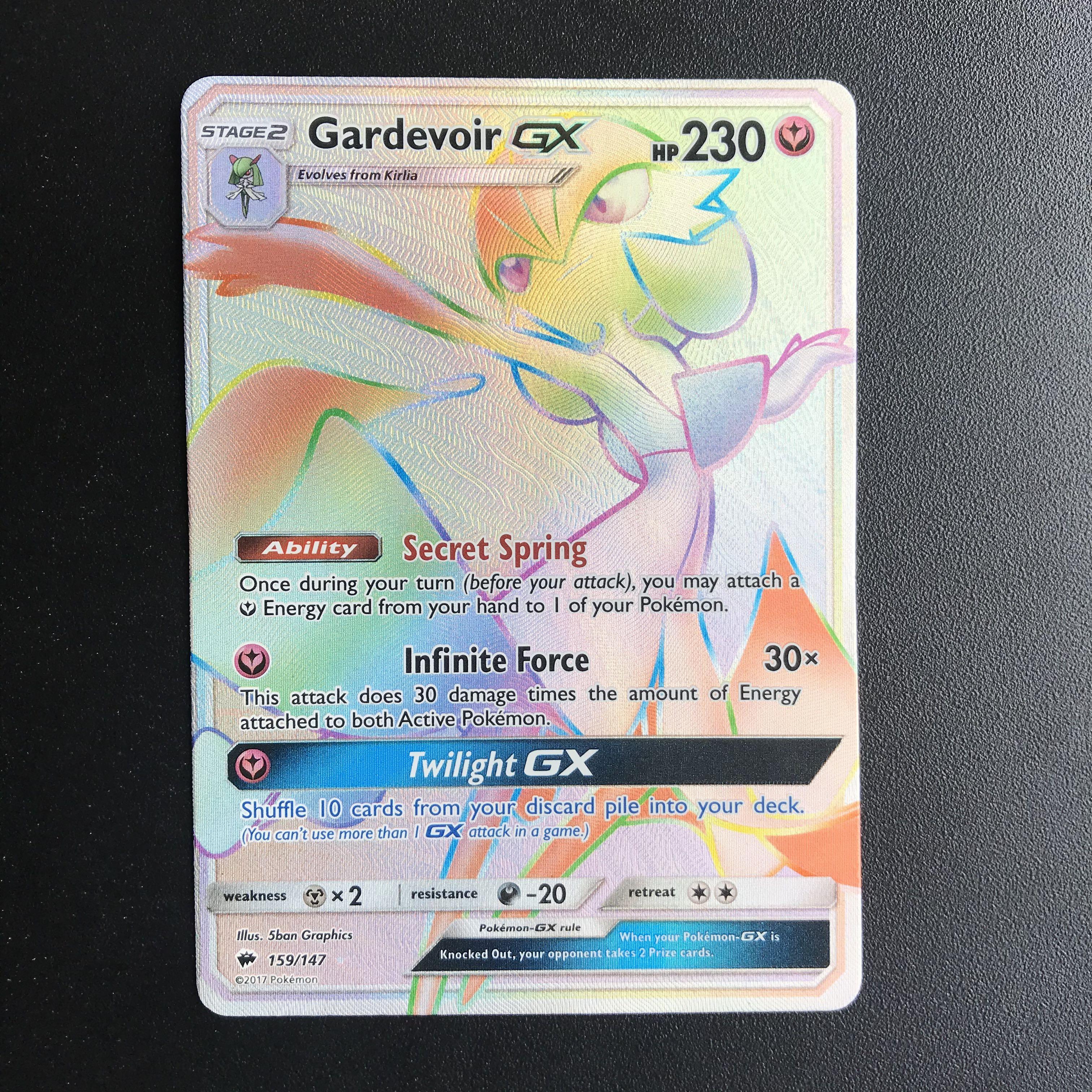 Gardevoir Gx 159 147 Pokemon Card Toys Games Board Games Cards On Carousell You can't use more than 1 gx attack in a game. gardevoir gx 159 147 pokemon card