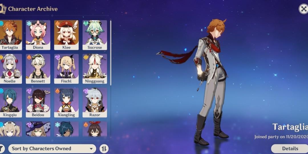 Genshin Impact Account Childe Klee Free 1 Account Video Gaming Video Games Playstation On Carousell