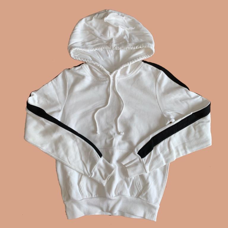 Plain white hoodie h&m Clearance