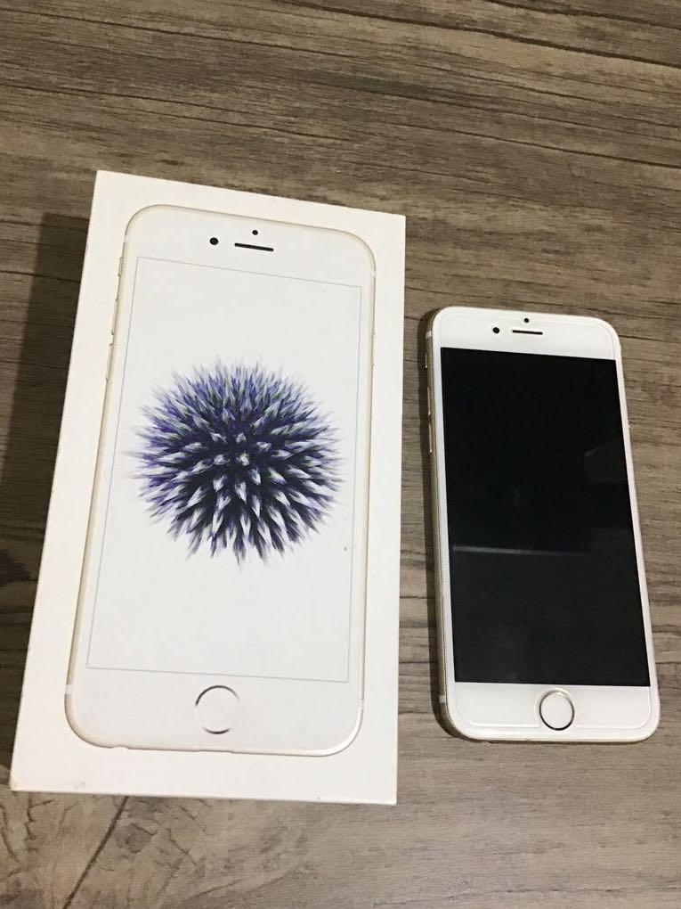 iPhone 6 Gold (Availablity within jan and feb) (Category: iPhone 6 Series) located in Taguig. Submitted by happysell2000 (Listing ID 1056782791, Image 1). Description: iPhone 6 Gold 32Gb 96% smooth Openline 95% battery percentage Negotiable Bought november 2018 from globe Issue: dents on the outer part of the aux and dent on the corner Inclusions: unit, box, replacement charging cable, earpods case (earpods deffective), and 3 cases Rfs: Upgrading