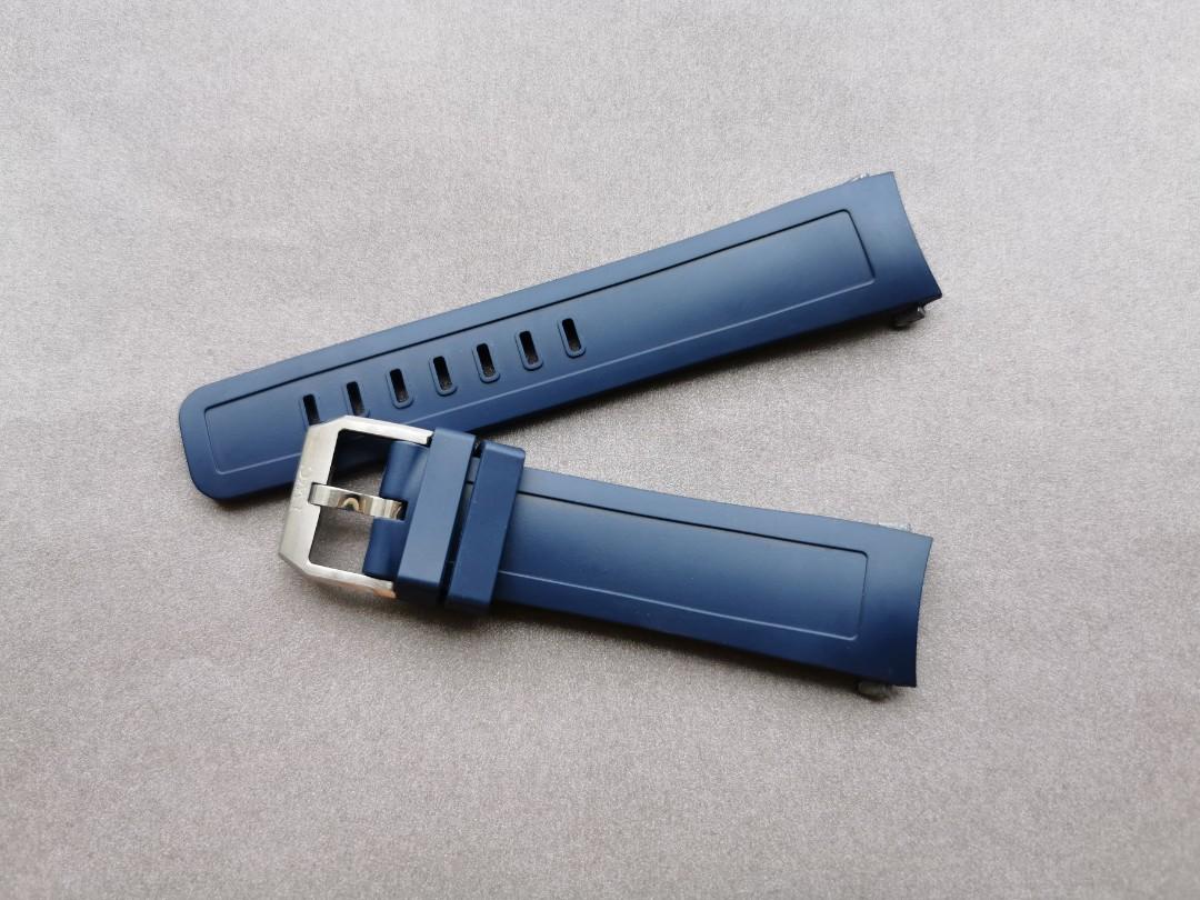 IWC AQUATIMER 22mm Ouick Release Blue Rubber Watch Strap
