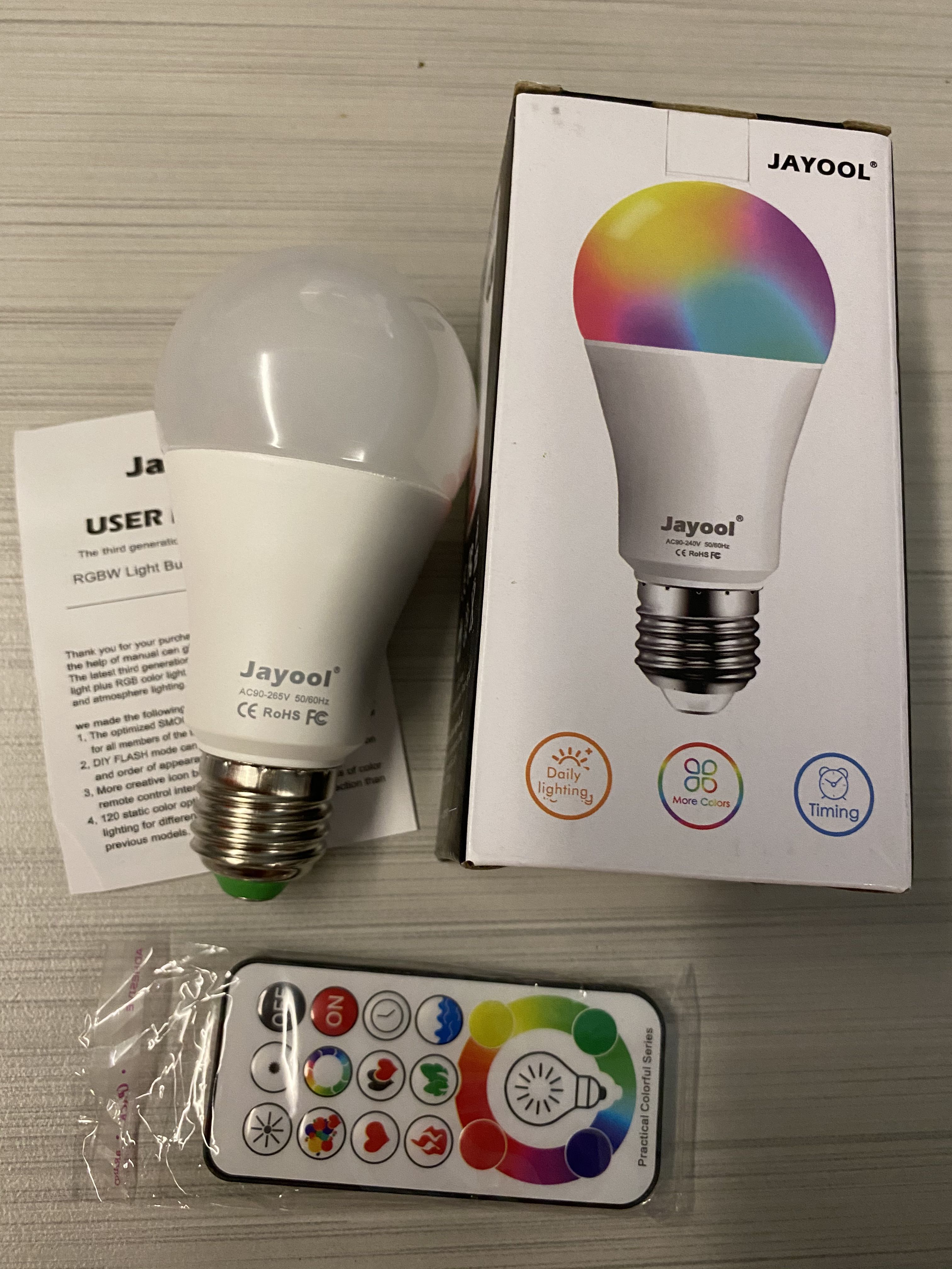 Jayool colour changing bulb sale
