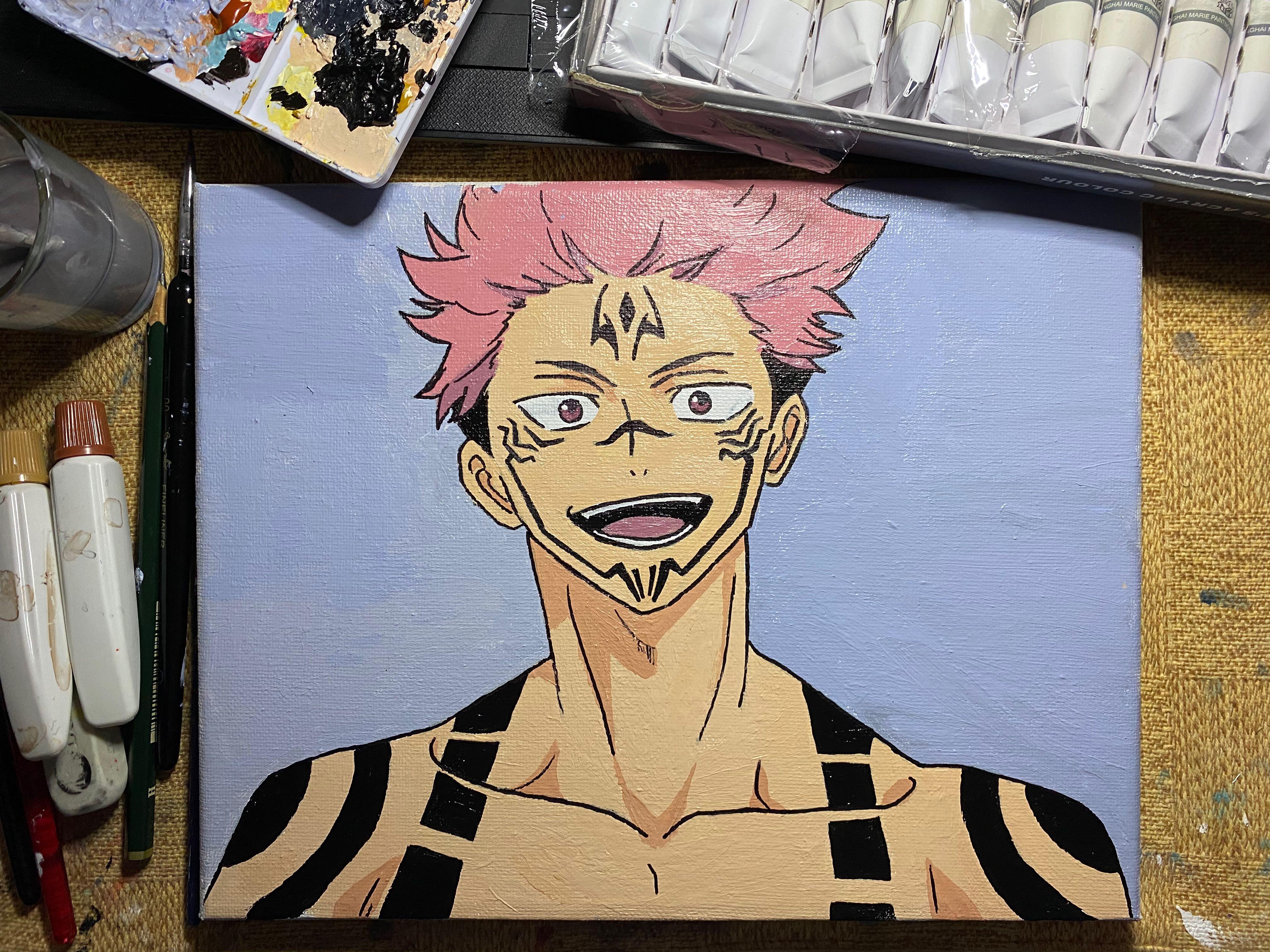 Jujutsu Kaisen Ryomen Sukuna Canvas Art Design Craft Handmade Goods Accessories On Carousell Zerochan has 289 sukuna (jujutsu kaisen) anime images, wallpapers, android/iphone wallpapers, fanart, cosplay pictures, screenshots, and many more in its gallery. jujutsu kaisen ryomen sukuna canvas art