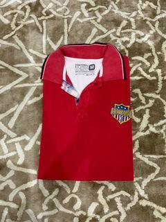 Kaos Berkerah Merah