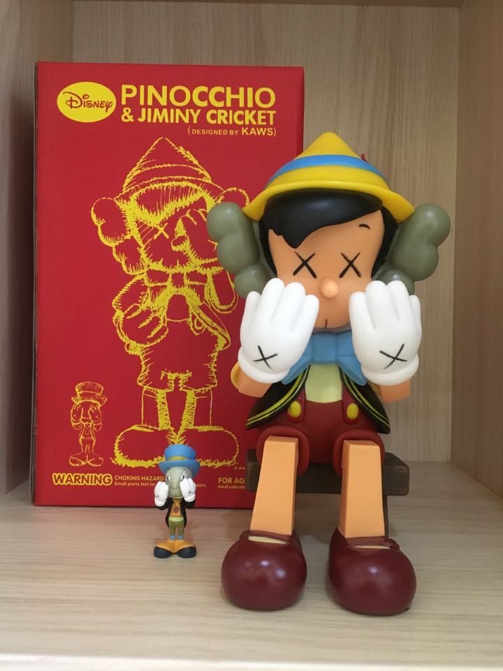 Kaws Pinocchio, Hobbies & Toys, Collectibles & Memorabilia, Fan Merchandise on Carousell