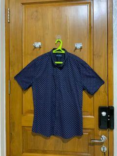 Kemeja Hitam/Biru MOC