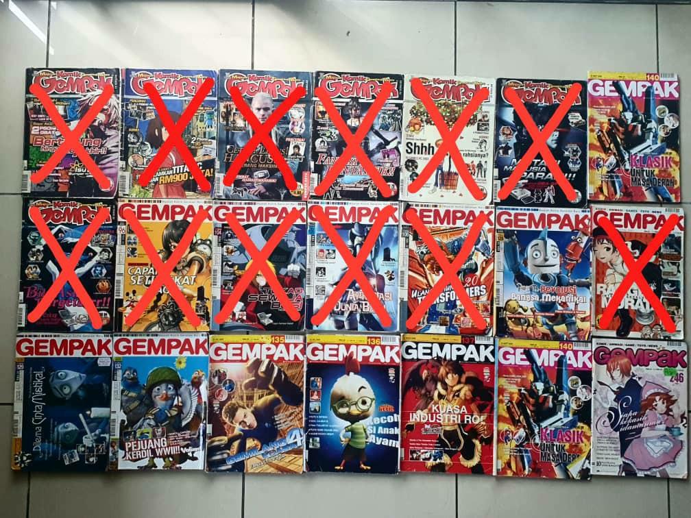 Majalah Komik Gempak Jualan Lelong Books Stationery Magazines Others On Carousell