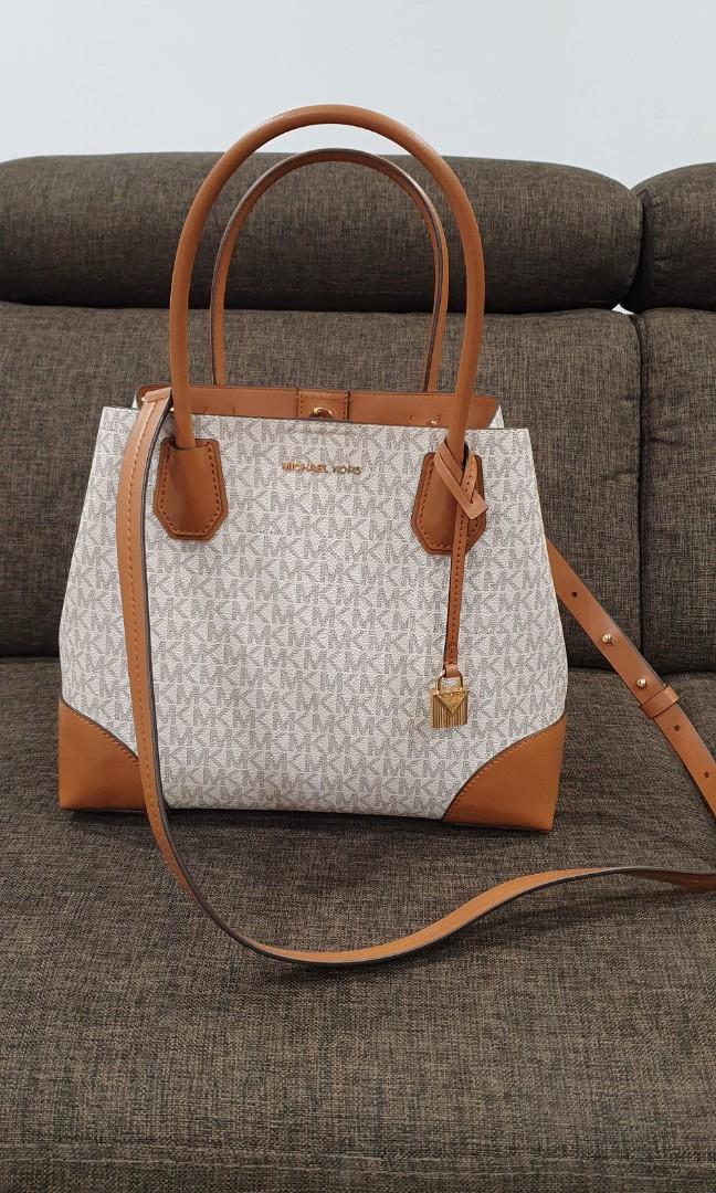 Michael kors mercer gallery large leather satchel online