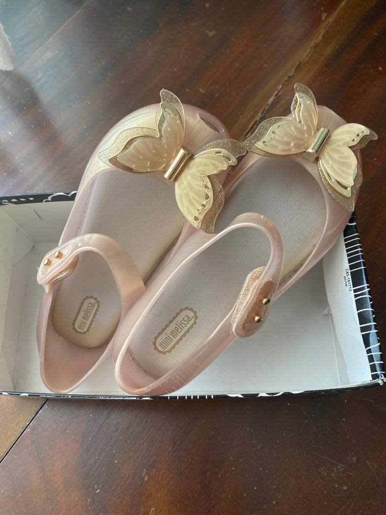 mini melissa butterfly shoes