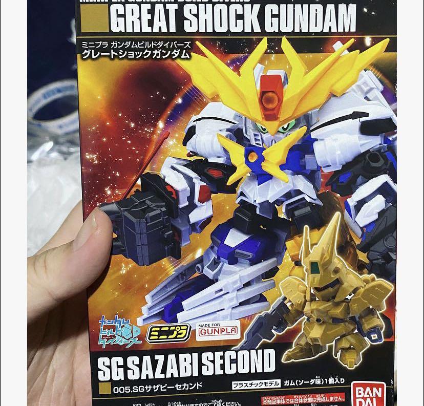 ガンダムビルドダイバーズ005 SGサザビーセカンド 未使用 MINIPLA 鋼彈 