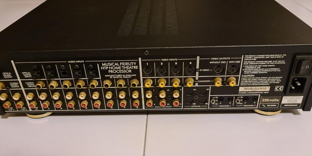 Musical Fidelity HTP & HT600, Audio, Other Audio Equipment on Carousell