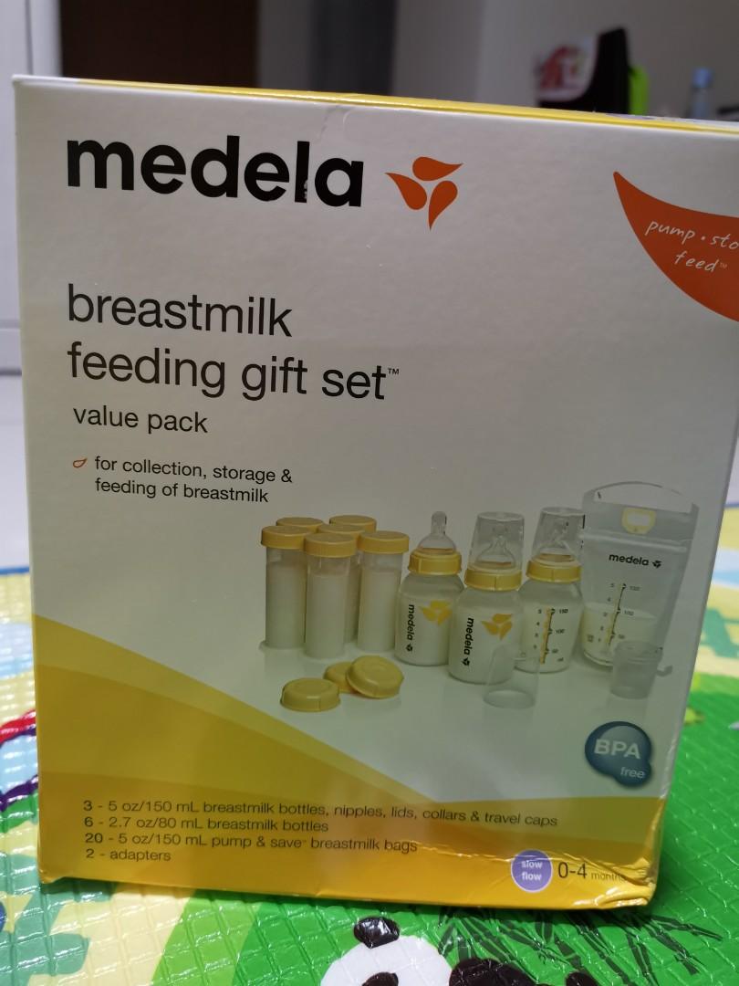New Medela breast milk feeding gift set, Babies & Kids, Nursing
