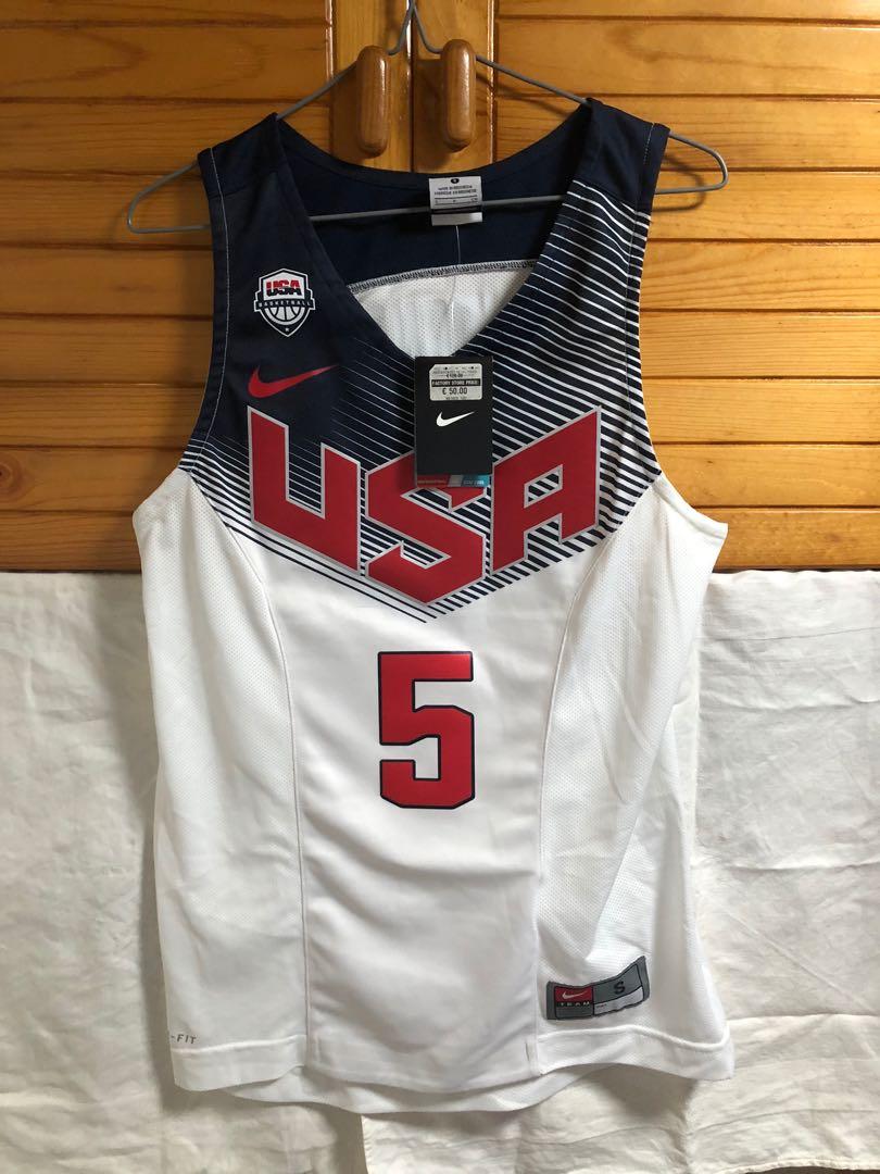 Note on delivery date Men's Nike Team USA #5 Kevin Durant ...