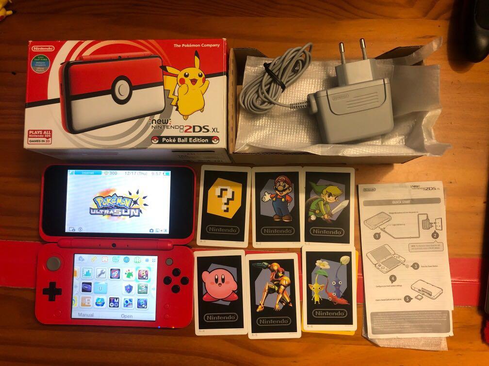 Nintendo 2ds Xl Poke Ball Edition Video Gaming Video Game Consoles Nintendo On Carousell