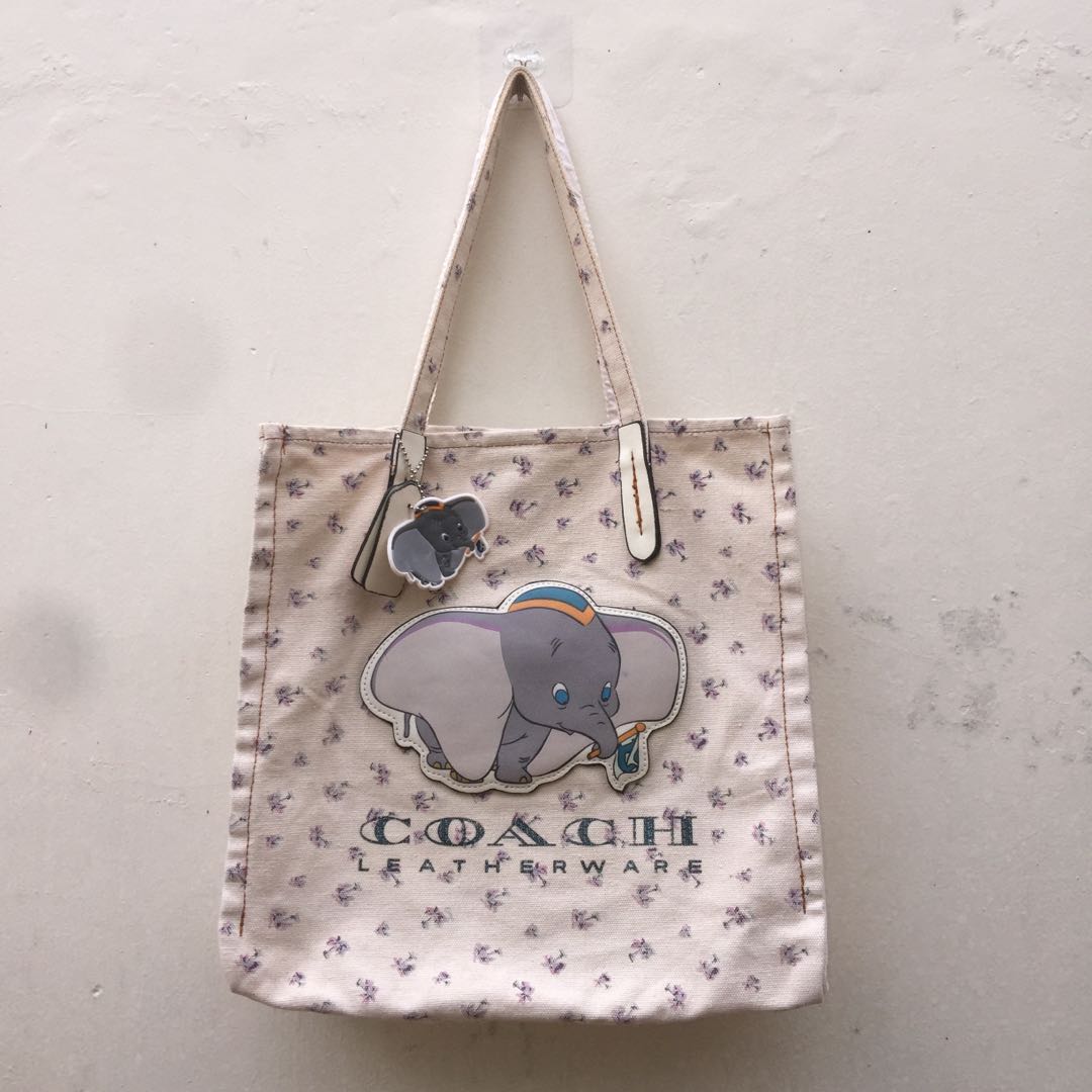 Coach elephant tote clearance