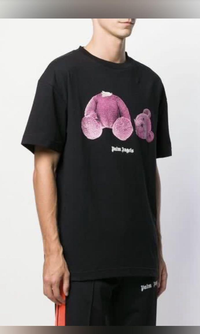 palm angels bear t shirt pink