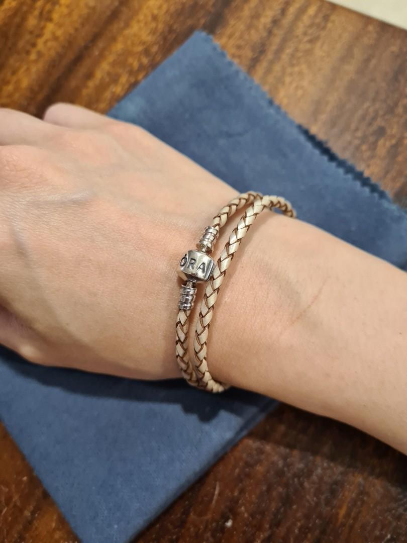 Woven pandora bracelet on sale
