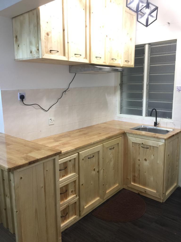 Pine wood kitchen Furniture & Home Living, Furniture, Shelves