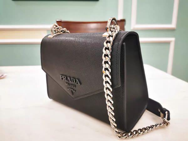 Prada Saffiano Leather Monochrome Bag, Women's Fashion, Bags & Wallets,  Purses & Pouches on Carousell