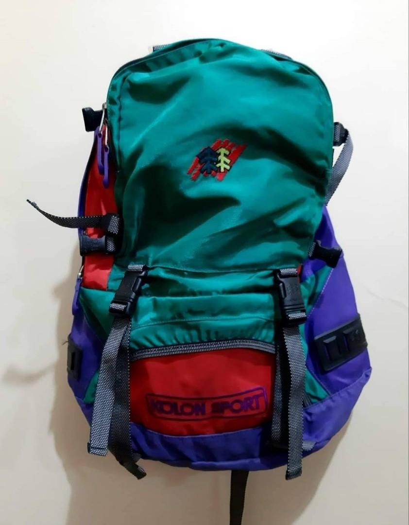 Pre loved Kolon Sport Hiking Backpack polyester Please read description